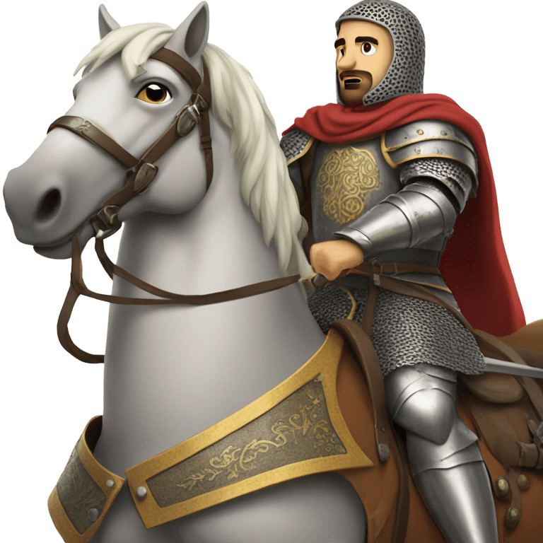 Alparslan on horseback emoji