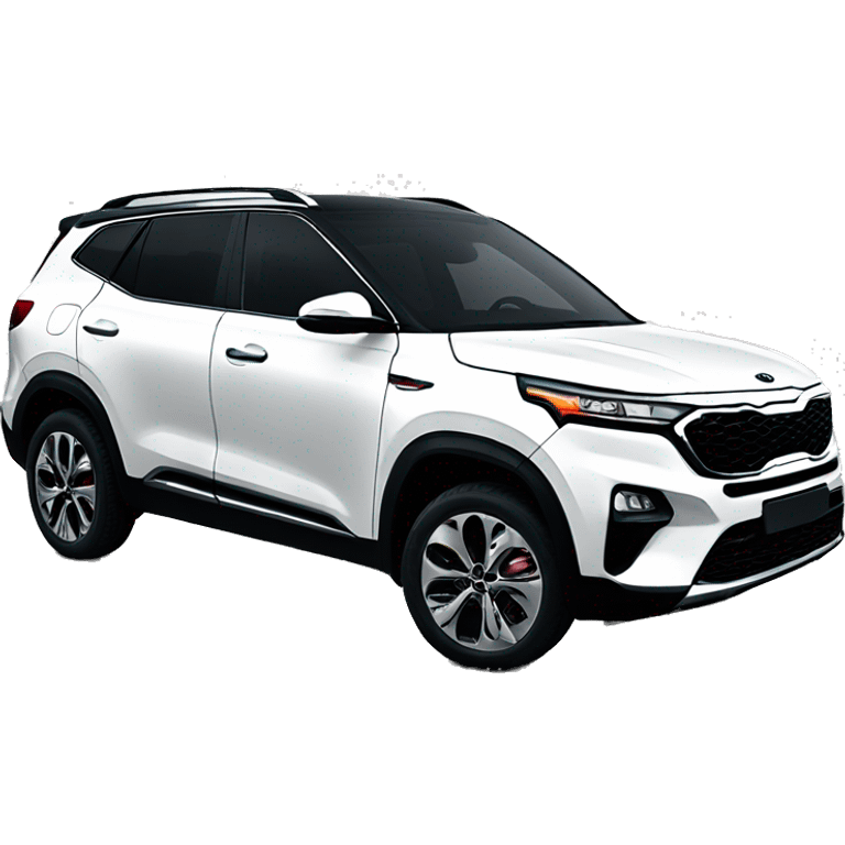 2019 white Kia seltos  emoji