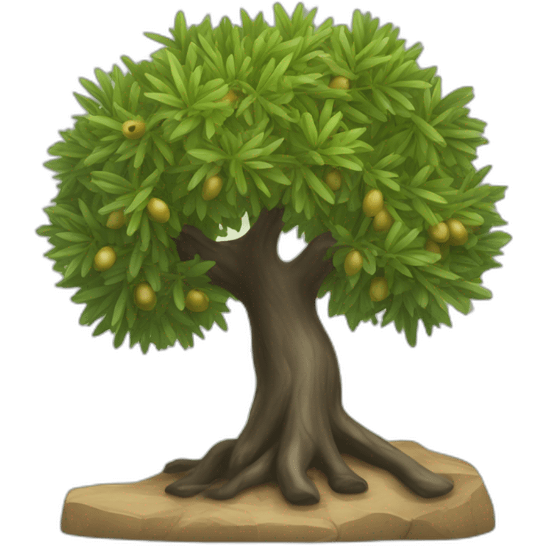 To collecg an olive tree emoji