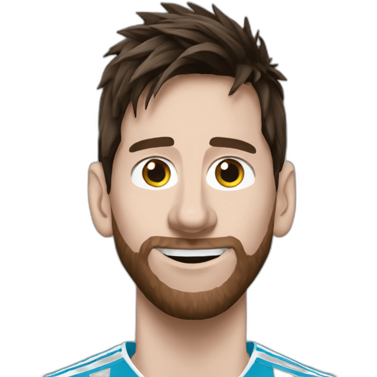 messi argentina emoji