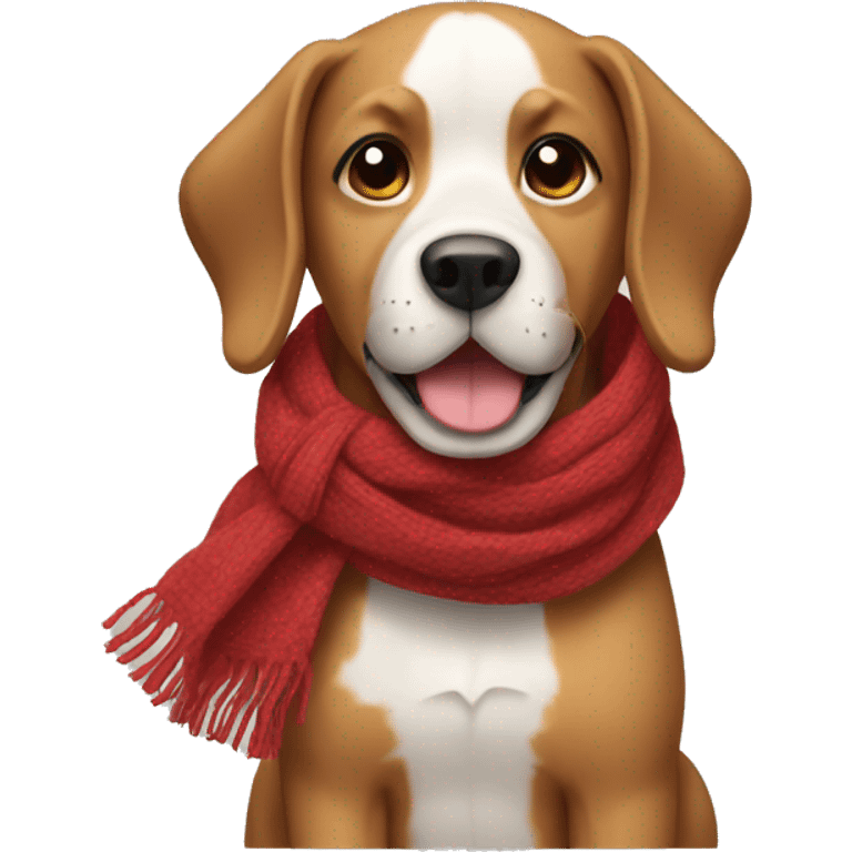 dog with a scarf  emoji