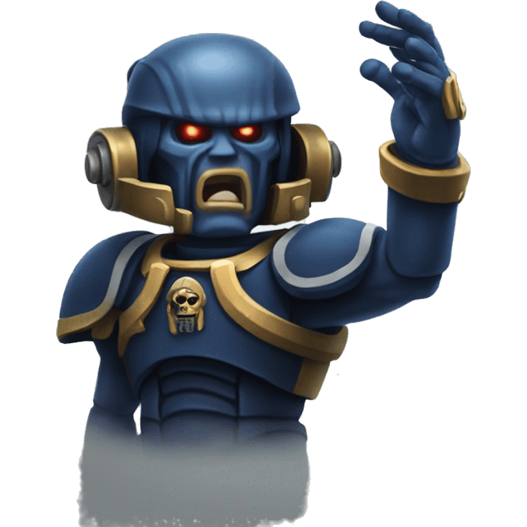 space marine raised hands emoji