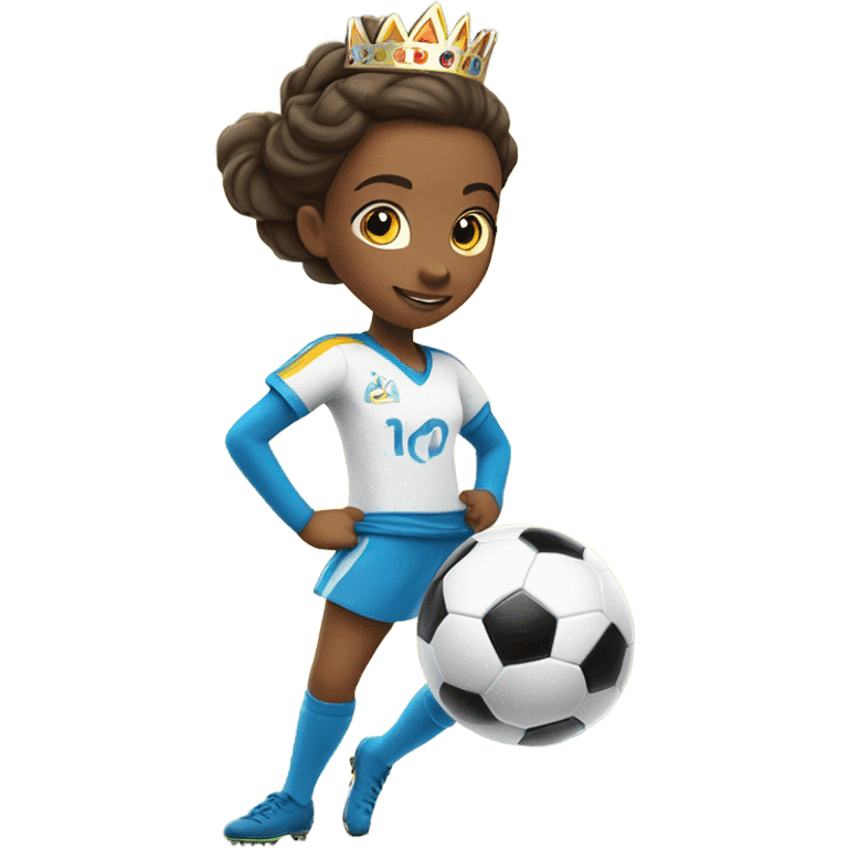 Princess soccer  emoji