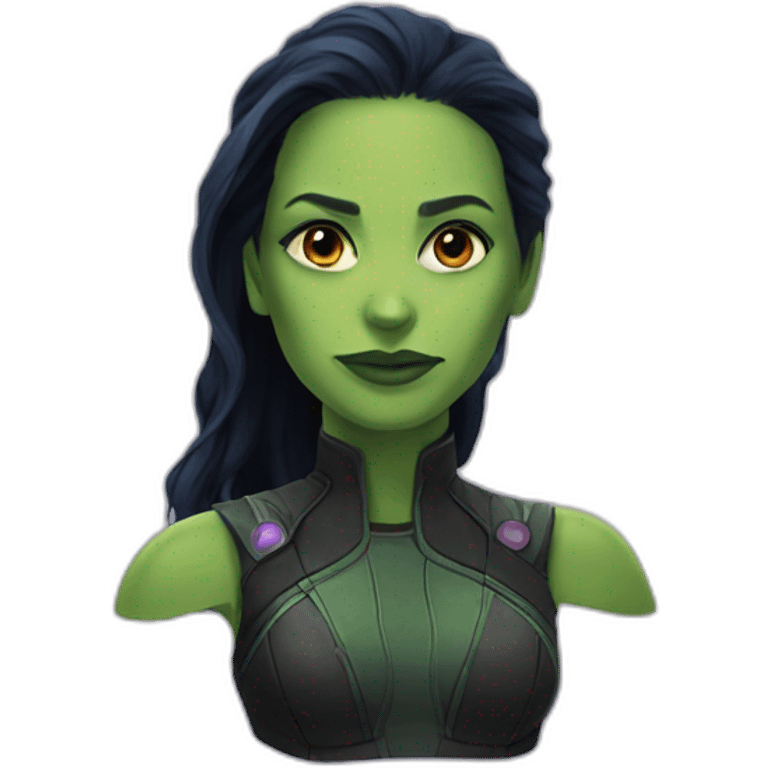 gamora head emoji