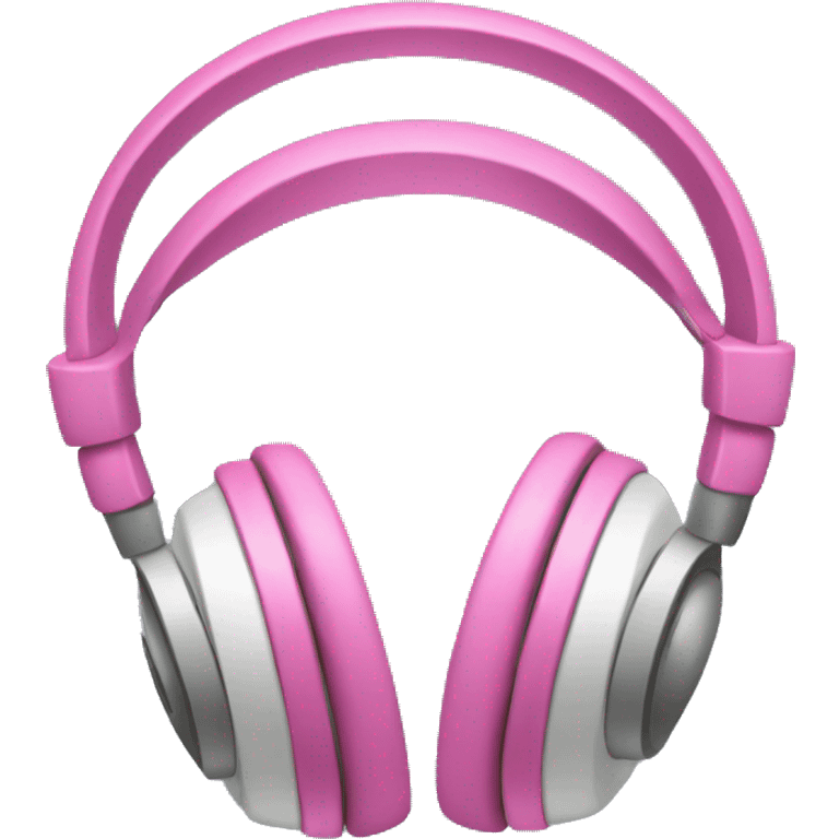 headphones with pink bows emoji