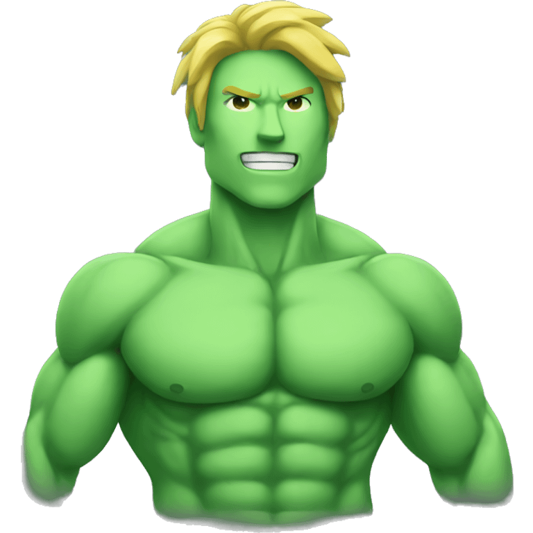 Green muscle emoji