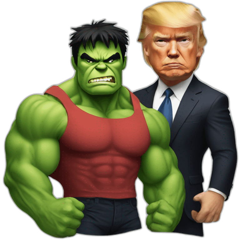 Trump-hulk emoji