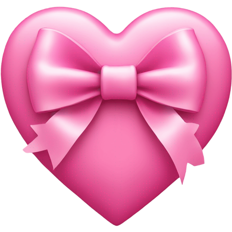 pink Heart with bow emoji