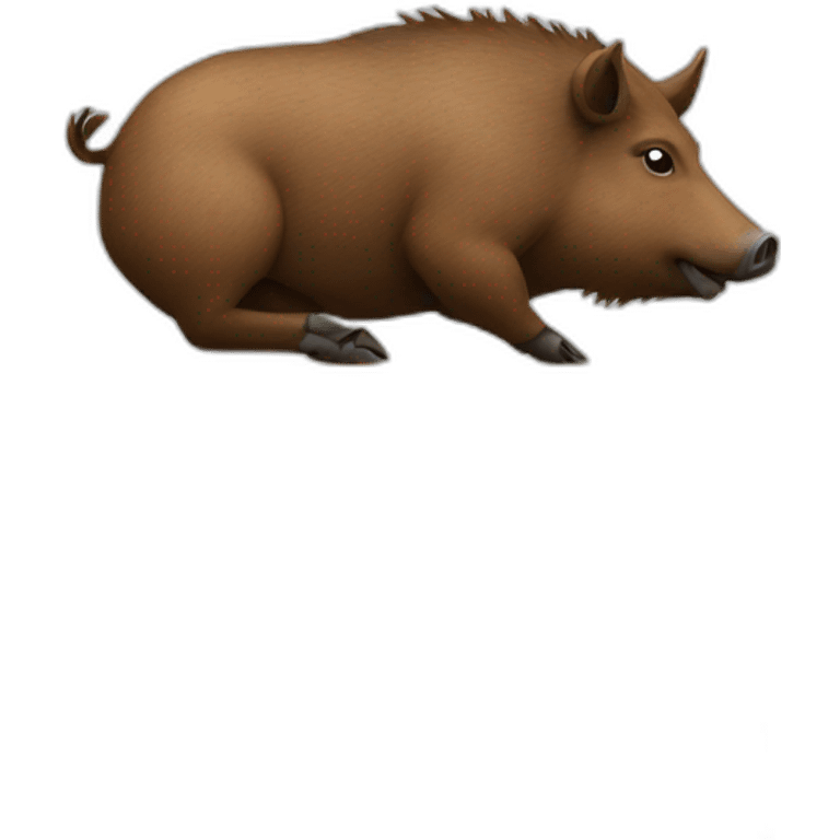 boar on desk emoji