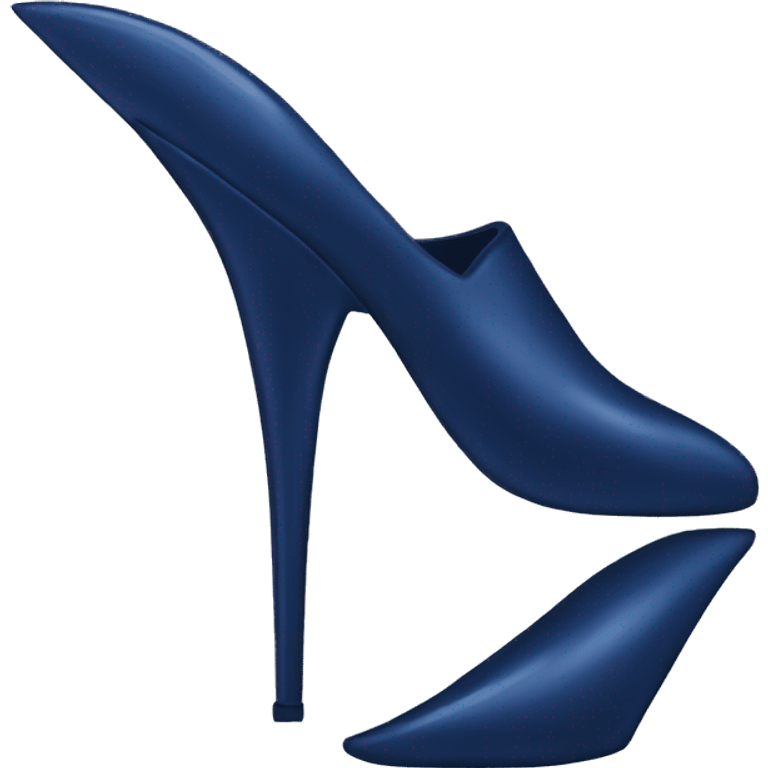 dark blue stiletto emoji