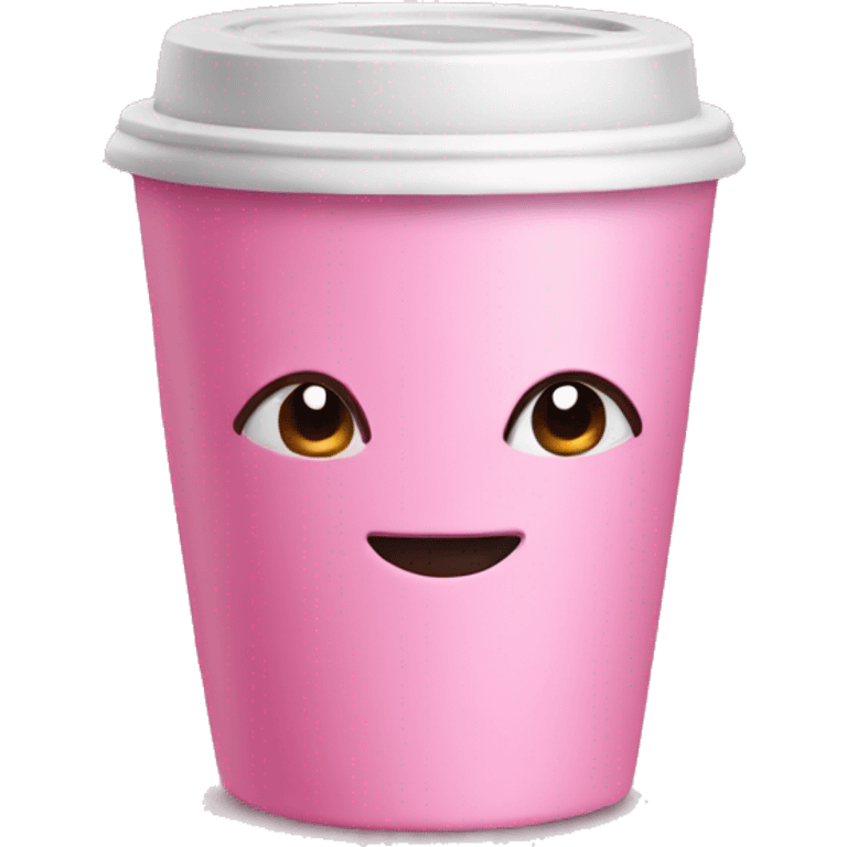 Pink coffe emoji