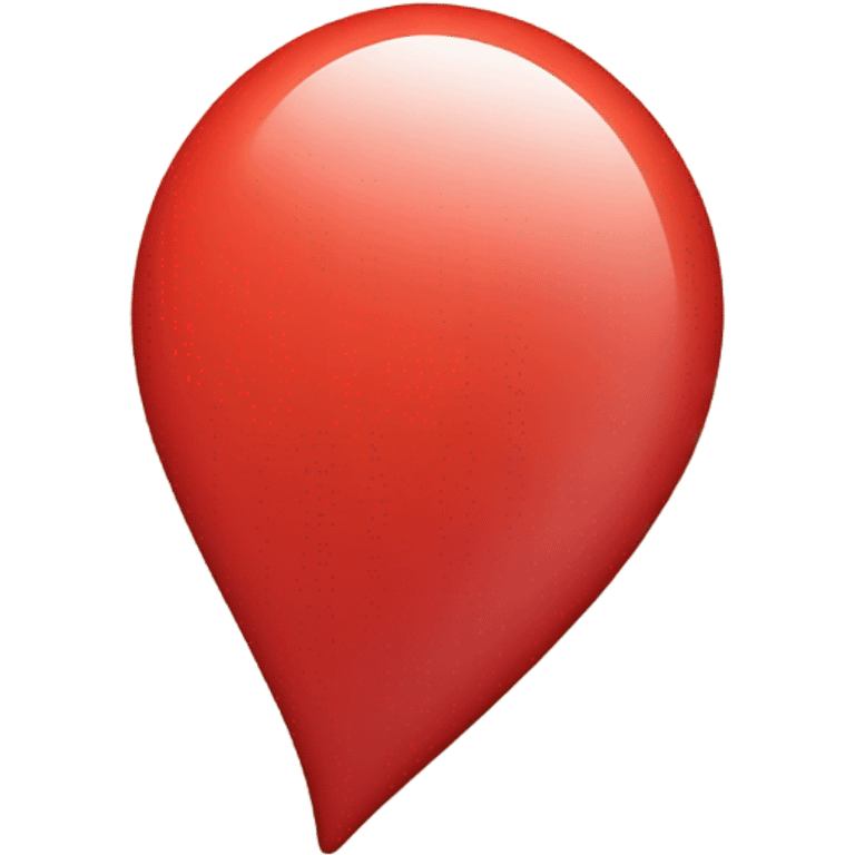 red map location pin emoji