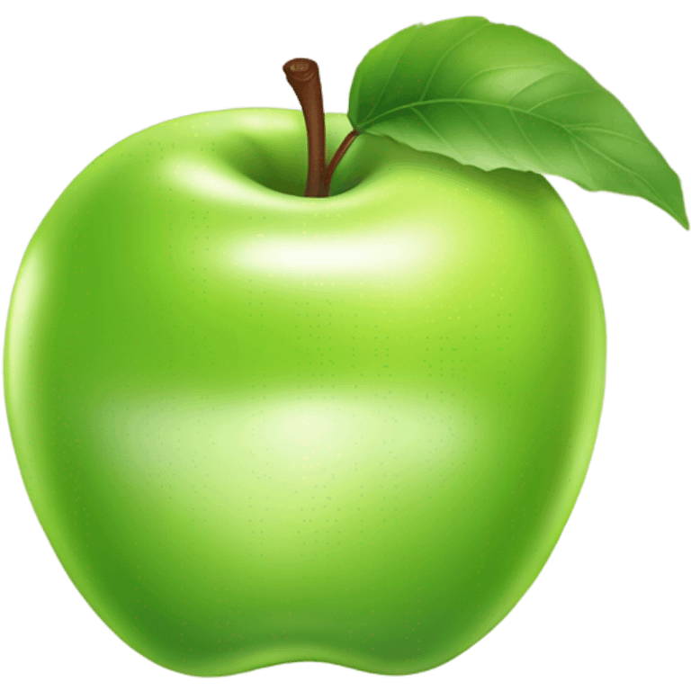 green apple emoji