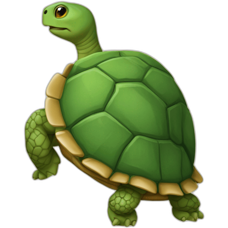 Une tortue tueuse emoji