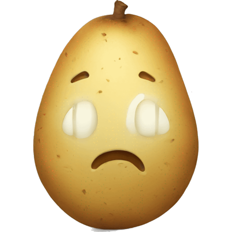 Cute cry potato emoji