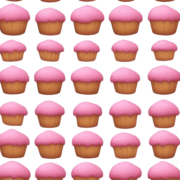 Pink muffins emoji