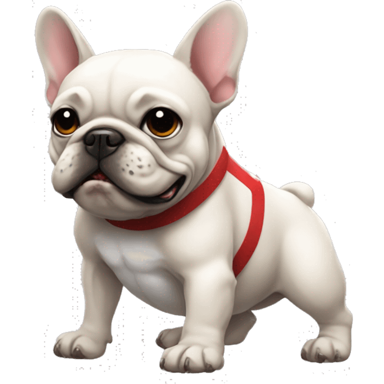 french bulldog mma sport  emoji