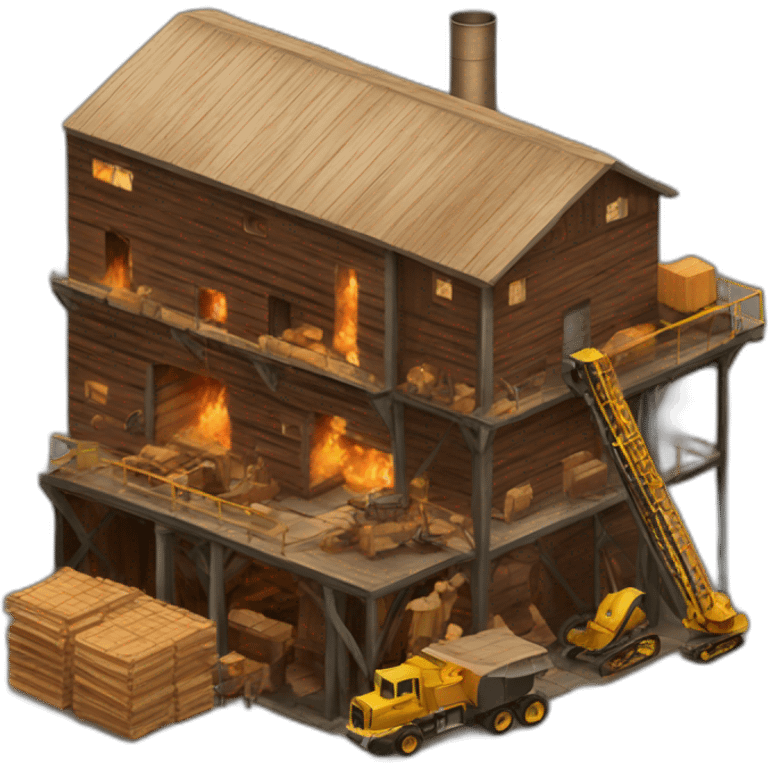 wood factory emoji