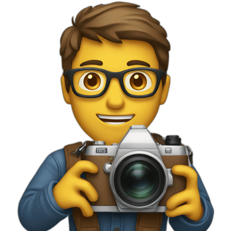 Guy with filmcamera  emoji