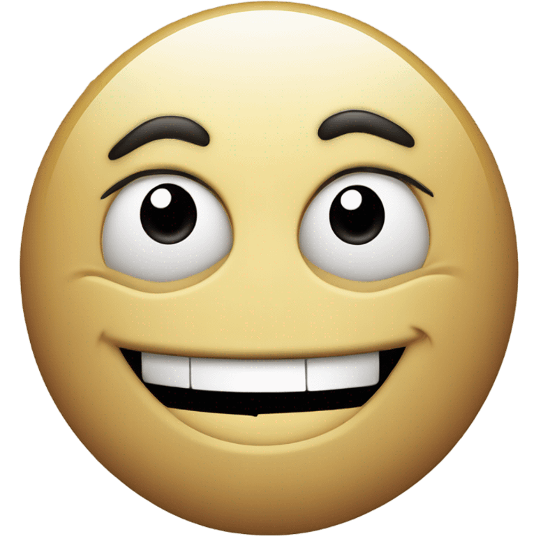 Sarcastic smiley emoji