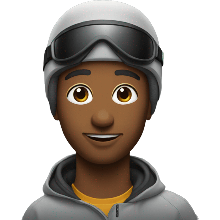 snowboard genius emoji