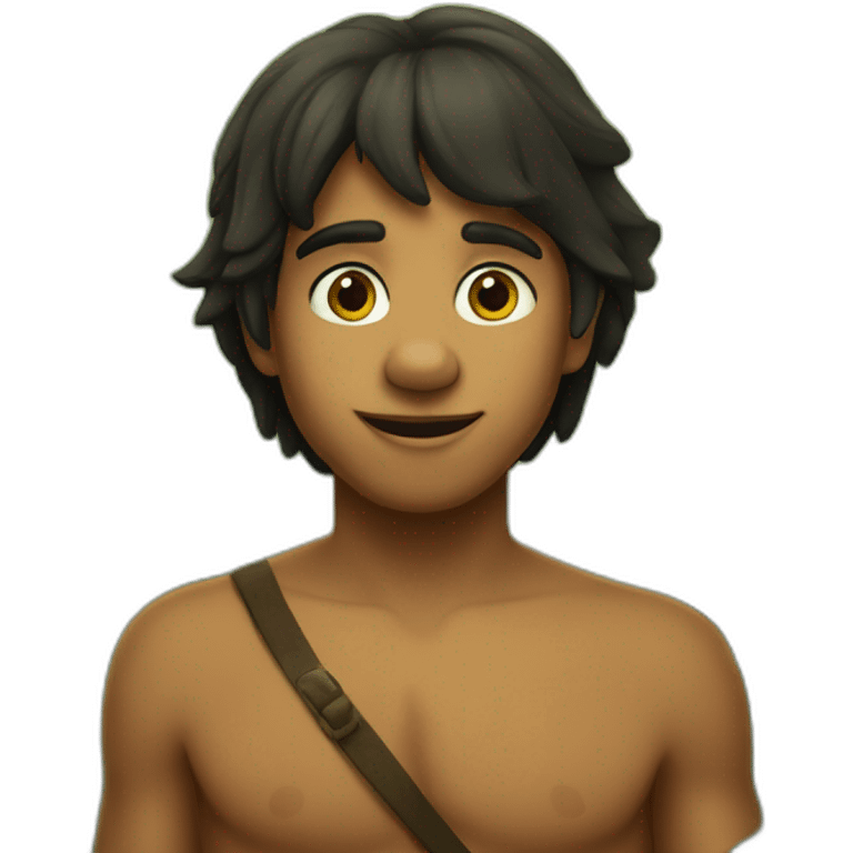 Mowgli jungle emoji