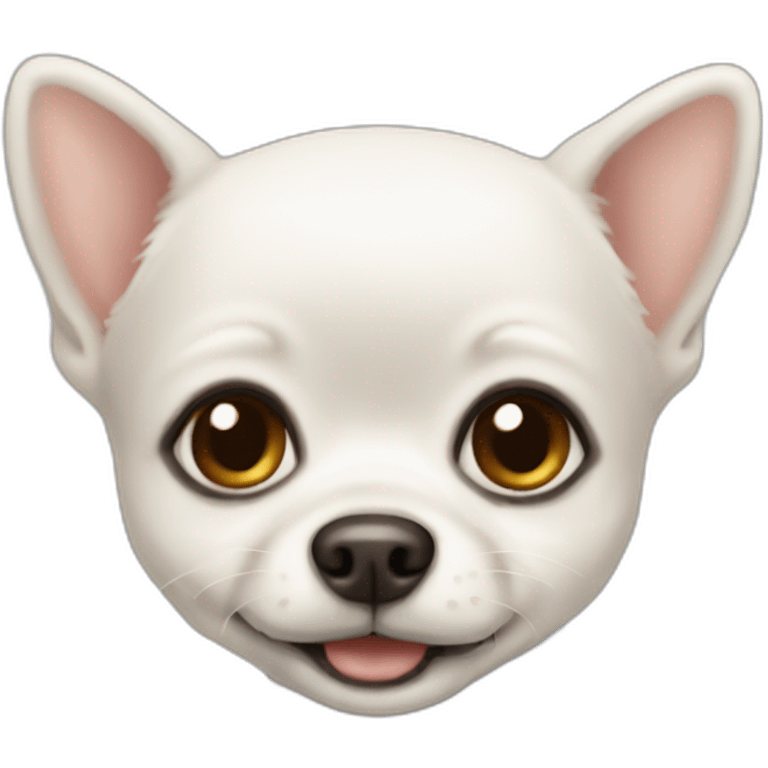 white chinuahua emoji