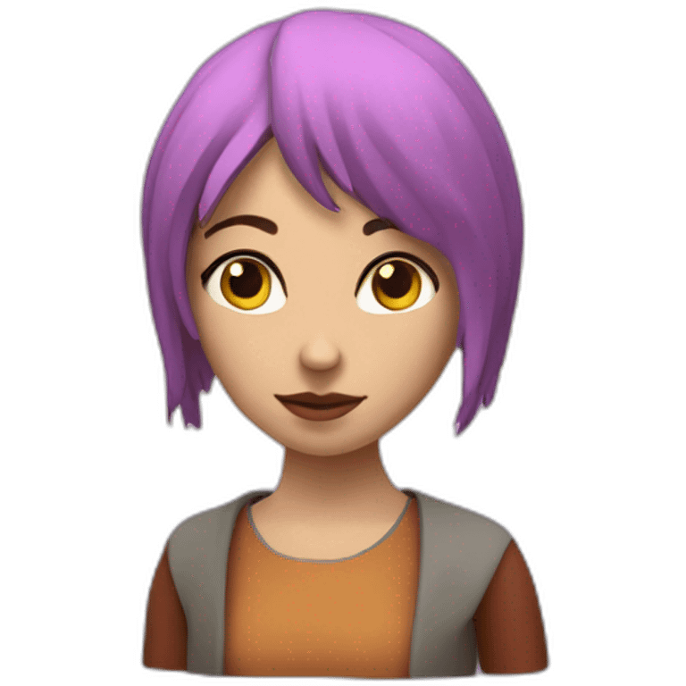 Osetian kavkaz 3D girl emoji