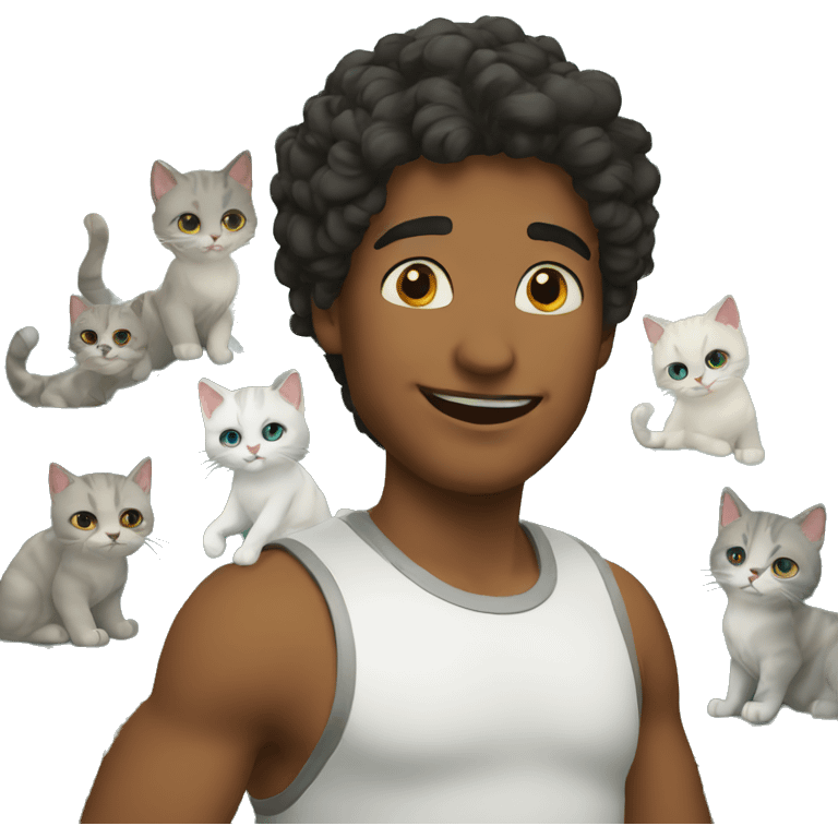 8 gatos  emoji