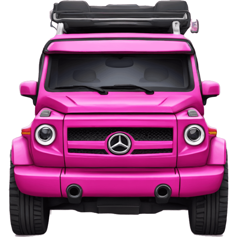 hot pink G wagon  emoji