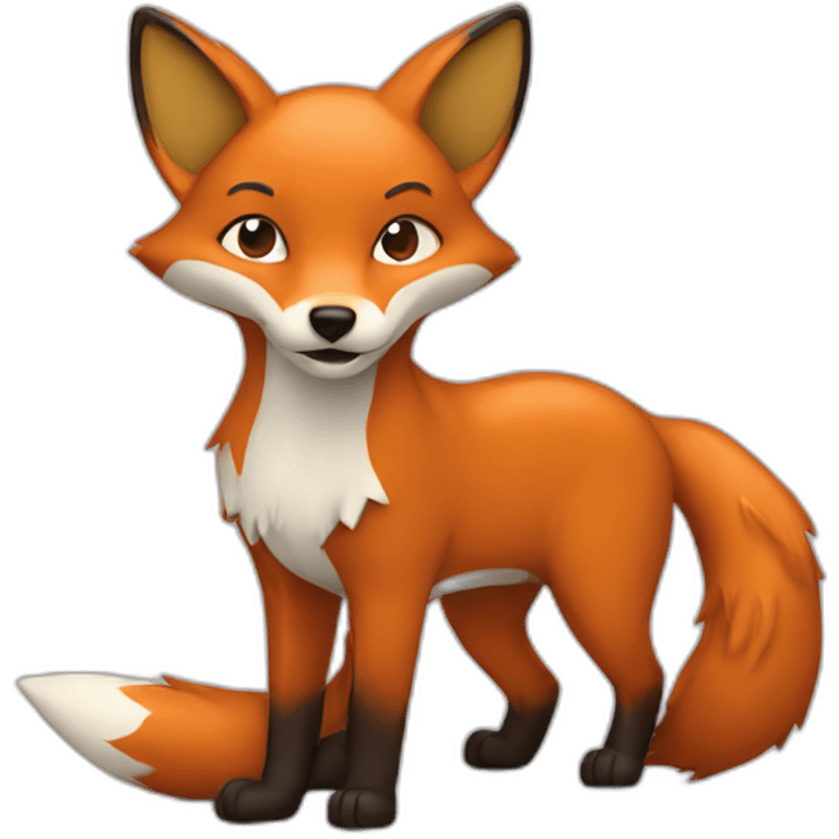 fox broken into pieces emoji