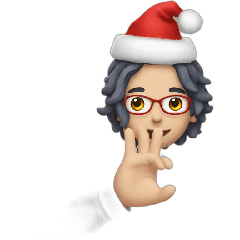 signe jul avec les main emoji