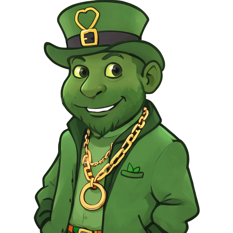 Ghetto leprechaun emoji