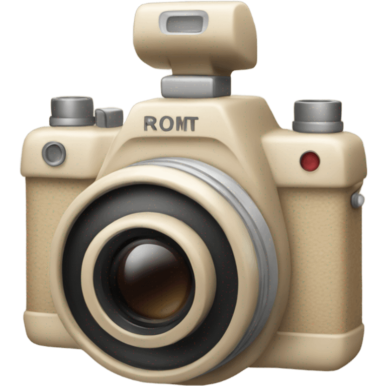 Beige camera emoji