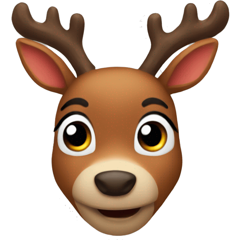 cute rudolph  emoji