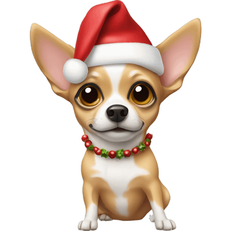 Chihuahua at Christmas  emoji