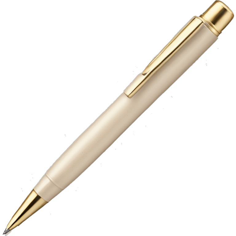 Light light beige pen emoji