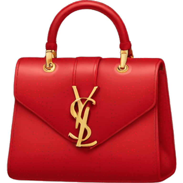 Little red ysl bag emoji