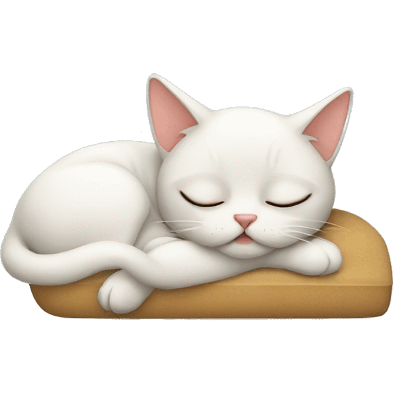 Sleeping taby cat emoji