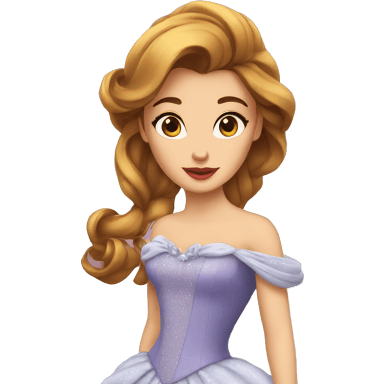 belle in dress emoji