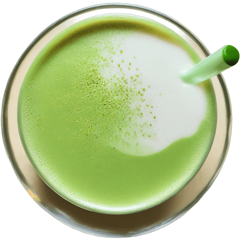 Matcha latte  emoji