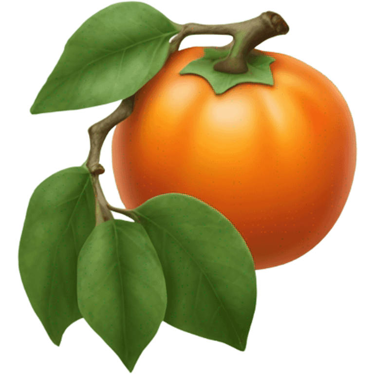 persimmon  emoji