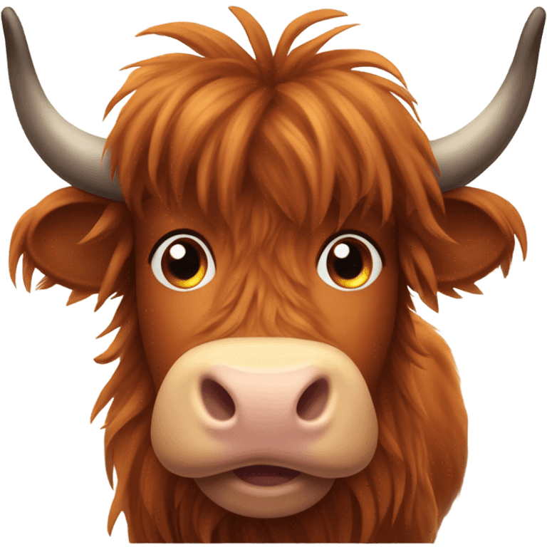 Highland cow  emoji