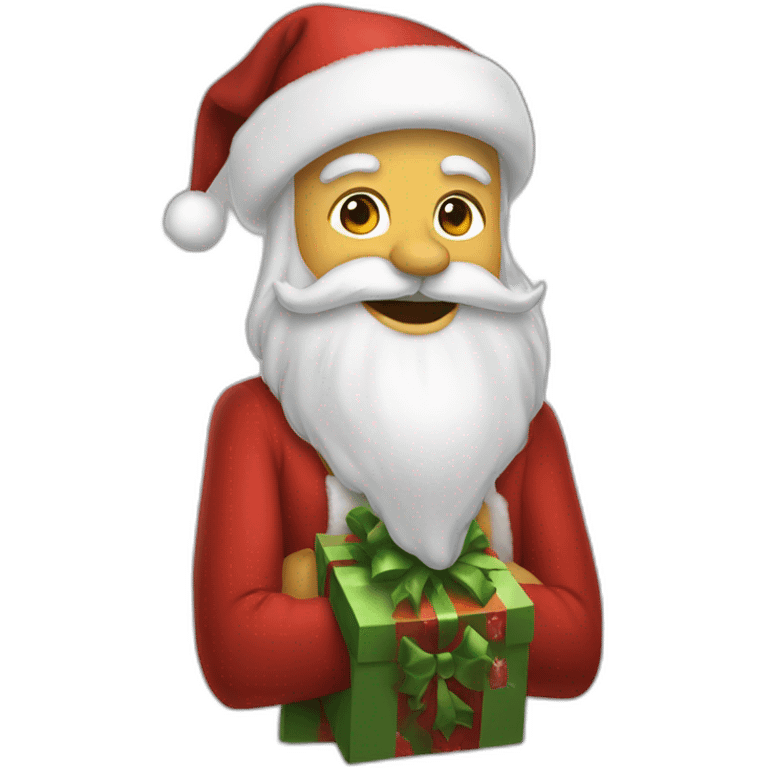 Papa Noel rock emoji