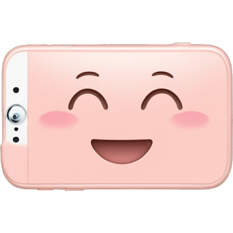 blush pink iphone emoji