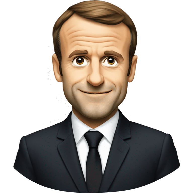 Emmanuel Macron en TMAX emoji