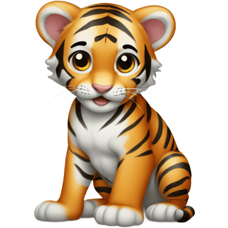 Baby tiger emoji