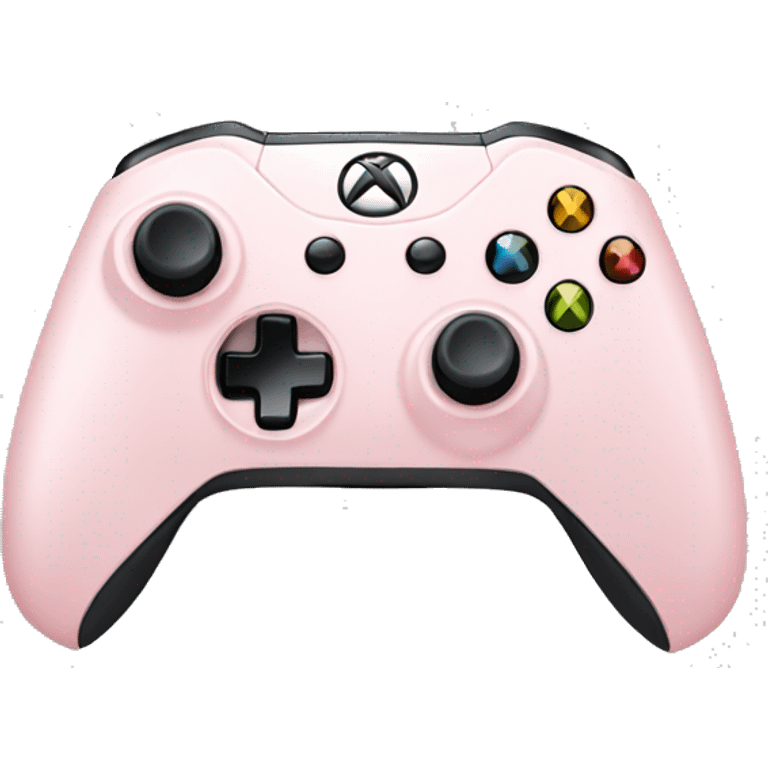 Light pink Xbox controller  emoji