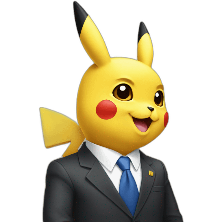 pikachu as president emoji