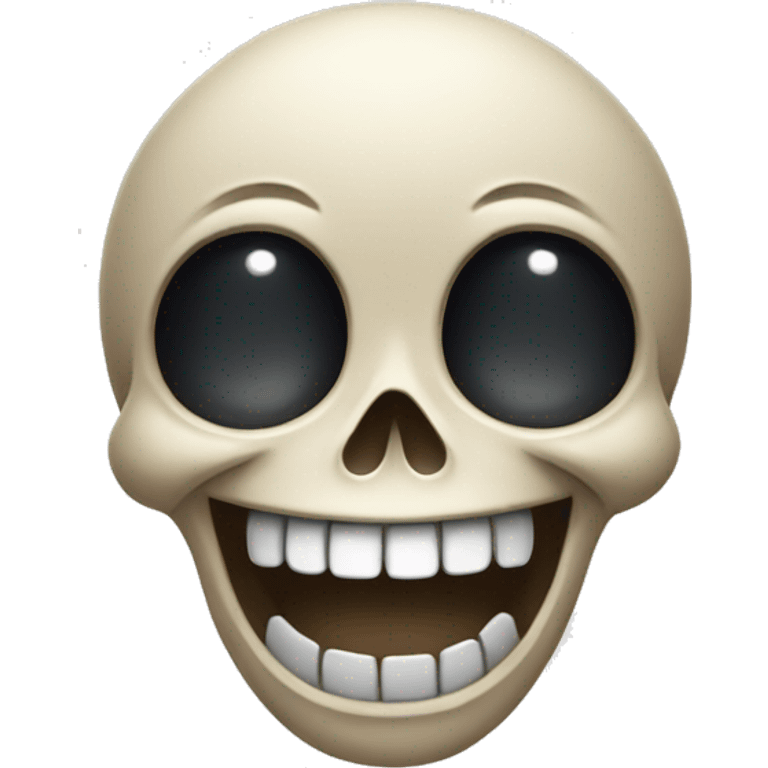 Skull that is laughing crying  emoji